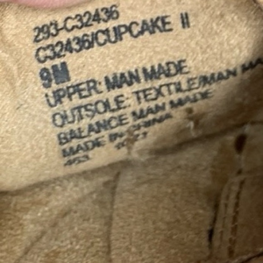 Cliff's by White Mountain Tan and Pink Beaded Floral Cupcake Comfort Wed… - Picture 12 of 13